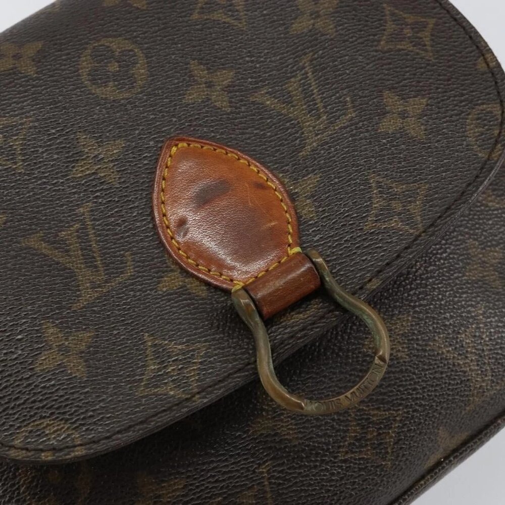 LOUIS VUITTON Monogram Saint Cloud MM Shoulder Bag M51243 LV Auth 149537 - Picture 12 of 16